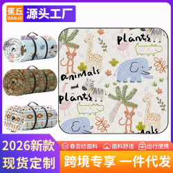 爆款野餐墊加厚戶外露營可攜式地墊春遊坐墊防水草坪墊子防潮墊