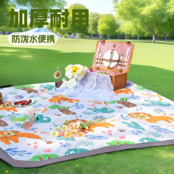 野餐墊戶外超音波公園外出郊遊防潑水可攜式墊子加厚可機洗防潮墊