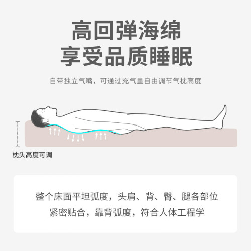 自動充氣床墊帳篷地墊戶外可攜式氣墊床露營墊防潮墊家用打地鋪加厚