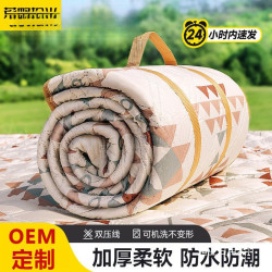 野餐墊加厚帶鋁模戶外露營帳篷折疊可攜式防水帳篷墊加厚防水