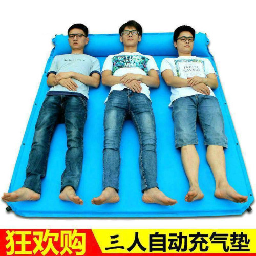 自充氣床墊沙漠自動充氣墊帳篷睡墊加厚雙人3-4人防潮墊充氣床