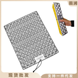 Norleeva鋁膜蛋巢折疊坐墊戶外露營野營蛋槽防潮墊可攜式野餐墊hcds