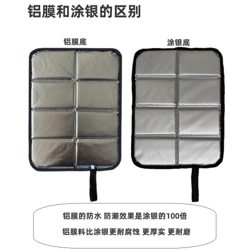 戶外出行遊玩遛彎可折疊單人可攜式公交小坐墊鋁膜防水隔涼墊防潮墊