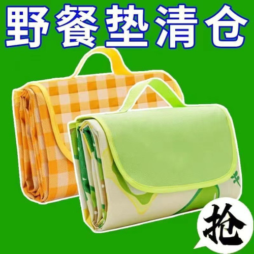 野餐墊防潮墊加厚戶外野炊野營沙灘帳篷地墊防水文創文化用品