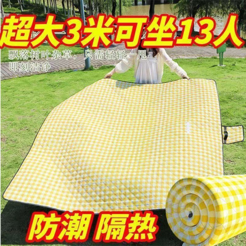 野餐墊防潮墊加厚戶外野炊野營沙灘帳篷地墊防水文創文化用品