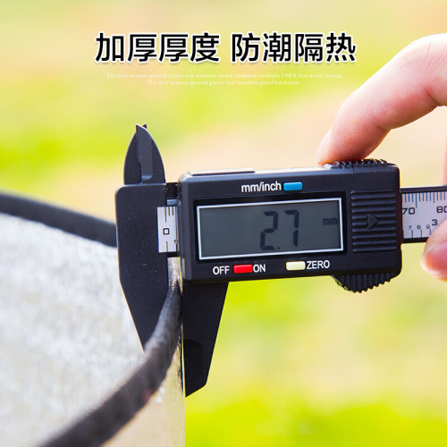 戶外防水免洗雙人多人防潮墊兩面鋁箔防潮野炊地墊睡墊爬墊
