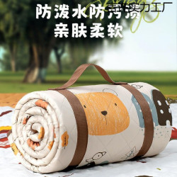野餐墊防潮墊加厚戶外地墊可攜式露營野營防水帳篷墊沙灘墊草坪坐