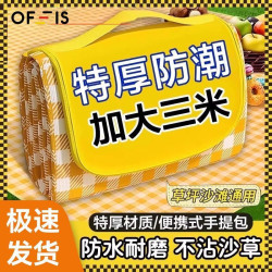 野餐戶外防潮墊可攜式春遊地墊ins野炊坪露營墊子加厚必備