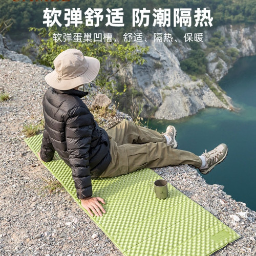 蛋巢防潮墊戶外露營可攜式折疊輕量化坐墊地墊帳篷充氣床墊睡墊