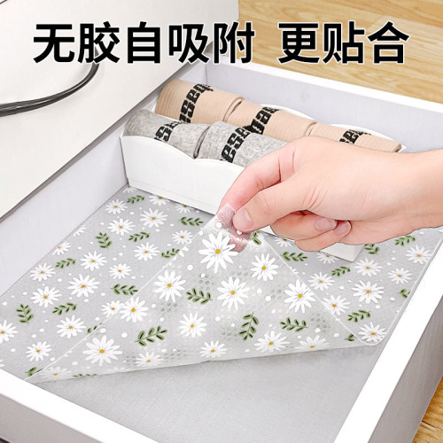 抽屜墊紙廚房櫥櫃防水防油貼紙櫃子鞋櫃防塵衣櫃防潮墊紙