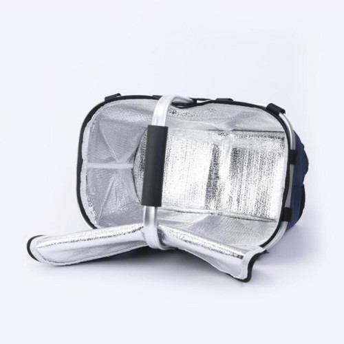 1pc Large Insulated Picnic Basket Shopping Basket Folding