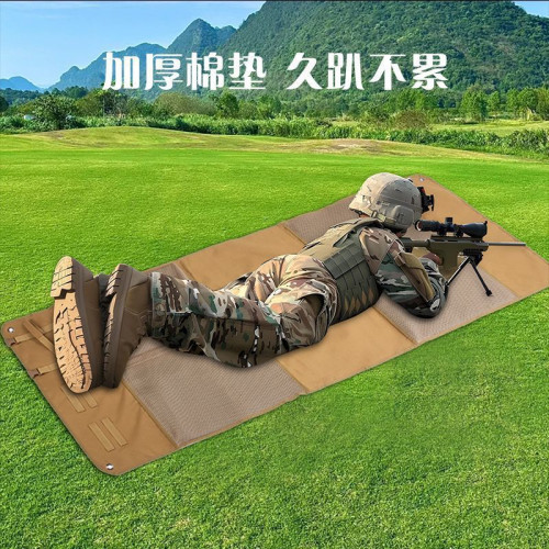 戶外露營防潮地墊加厚午休神器墊可攜式戰術狩獵射擊防潮墊