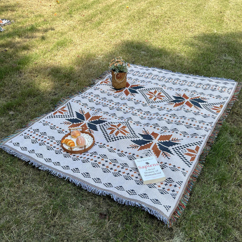 野餐墊ins風高級感戶外露營毯子野餐墊帳篷地墊野營坐墊後備箱墊