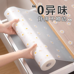 抽屜墊紙櫥櫃防水防潮墊廚房櫃子衣櫃鞋櫃防霉髒加厚防油貼紙家居