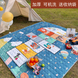 戶外野餐墊防潮春遊墊子可攜式加厚野炊地墊沙灘墊可機洗