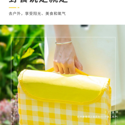 野餐墊防潮墊加厚戶外露營野餐裝備防水可攜式春遊郊遊可折疊野餐布