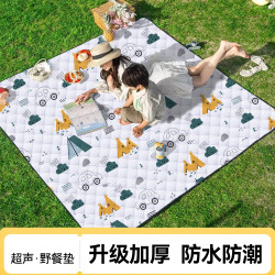 新款野餐墊防潮墊加厚防水可攜式戶外露營野營沙灘草地野炊春遊墊子