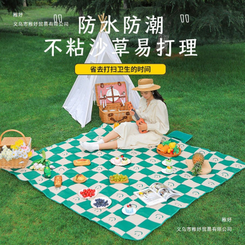 野餐墊防潮墊加厚戶外野炊野營沙灘帳篷春遊坐墊草坪墊子