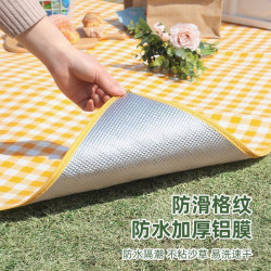 野餐墊戶外ins風可攜式防潮墊防水加厚防沙野外地墊