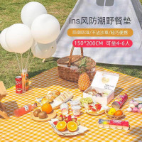 野餐墊布戶外露營可攜式野炊沙灘郊遊地墊草坪春遊墊子