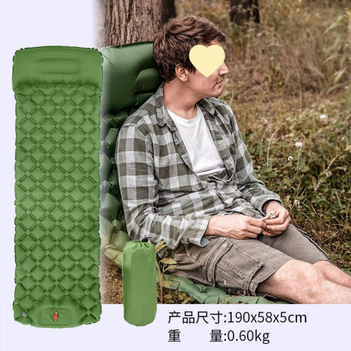 充氣墊戶外帳篷睡墊可攜式登山露營單人氣墊床防潮墊午睡墊地墊