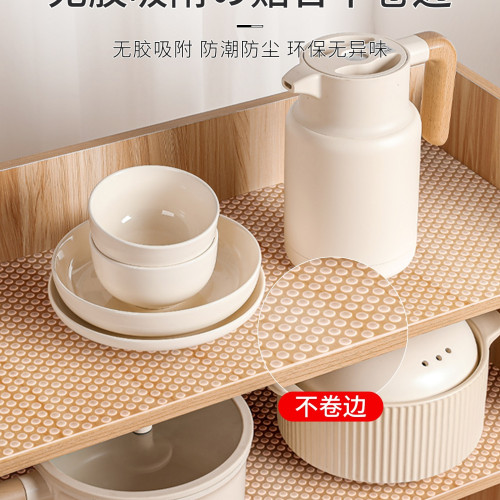 抽屜墊紙櫥櫃防潮墊廚房櫃子鞋櫃防霉髒衣櫃加厚台面防水防油貼紙
