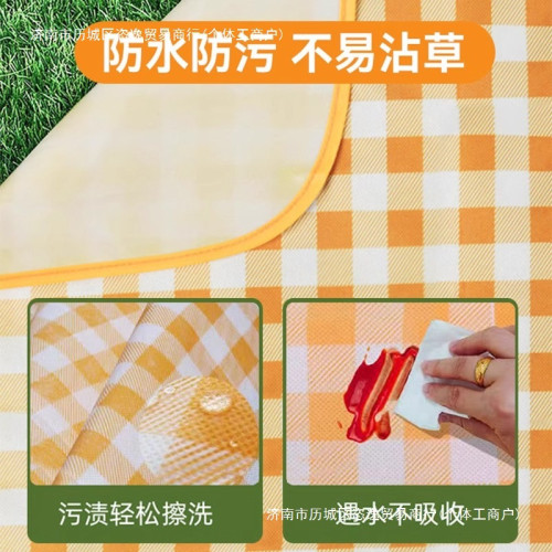 戶外加厚野餐墊防水防潮野炊墊野營沙灘帳篷地墊春遊墊子可攜式郊遊