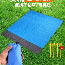 野餐墊超薄口袋防潮墊沙灘墊防水防沙超輕折疊可攜式地墊毯蓆子海邊