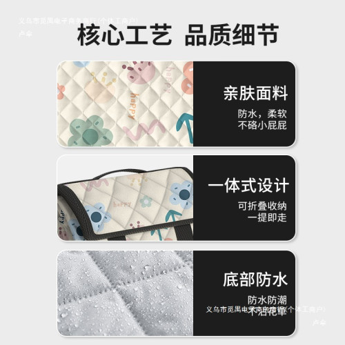 收納野餐墊防潮墊加厚防水可攜式戶外露營野營可水洗沙灘草地墊