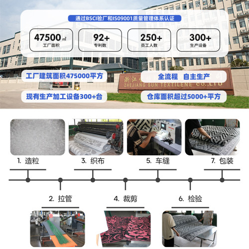 聖特野營墊PP戶外地毯編織塑膠沙灘度假防潮野餐TEMU