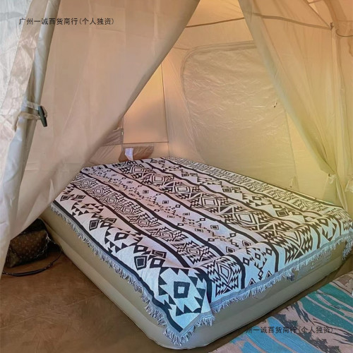 露營毯毛毯戶外毯子午睡蓋毯床毯波西米亞帳篷地墊裝飾地毯沙發毯