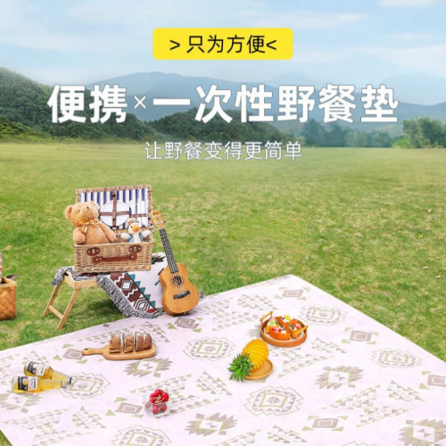 戶外加厚可攜式超大防潮地蓆 耐磨防紫外線地墊遮陽棚天幕野餐地墊