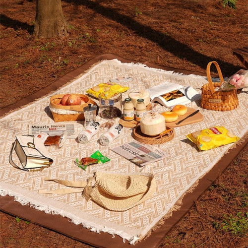 子防潮墊法式戶外沙灘拍照墊野餐布毯風露營春遊郊遊地墊加厚