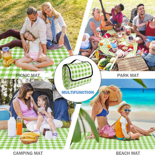可機洗防水防潮戶外露營郊遊音樂節用品野餐墊房車草地墊沙灘墊