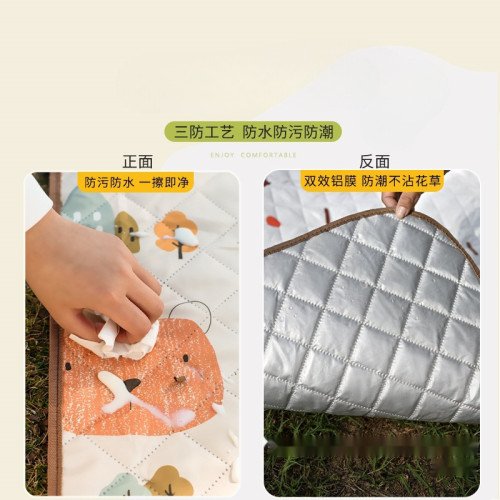 草地帳篷地墊野營沙灘露營可攜式墊子野炊戶外加厚防水野餐墊防潮墊