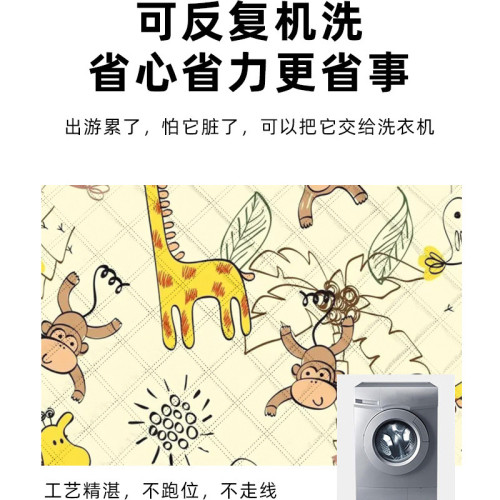 超音波野餐墊加厚野營地墊可攜式沙灘露營墊防水戶外出遊裝備防潮墊