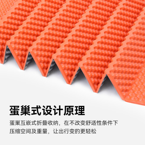 沃特曼蛋巢防潮墊可攜式折疊午睡墊蛋槽墊單1-3人加厚戶外防潮墊