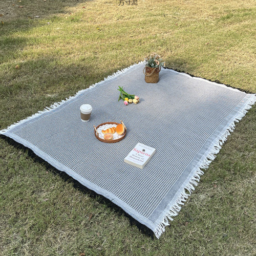 野餐墊法式文藝ins戶外露營通用加厚雙面野餐布桌布網紅拍照墊子