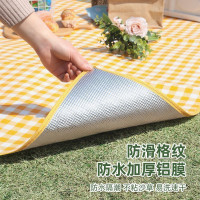 野餐墊戶外ins風可攜式野餐墊防潮墊加厚防沙野外地墊鏈廠