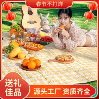 野餐墊防潮墊加厚戶外野餐布露營防水坐墊可攜式防潮布帳篷折疊地墊