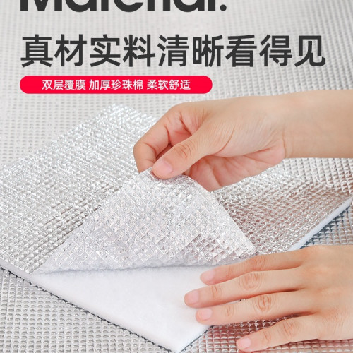 露營鋁膜野餐墊防潮墊加厚戶外可攜式防水睡墊布帳篷家用野炊地墊子