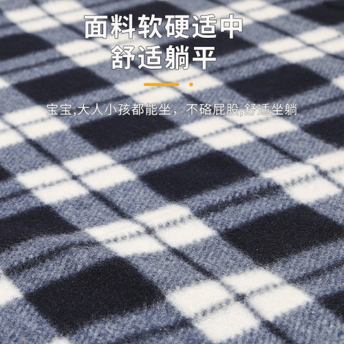 單絨面野餐墊折疊春遊墊子野餐毯防潮墊防水野營墊 戶外野餐布