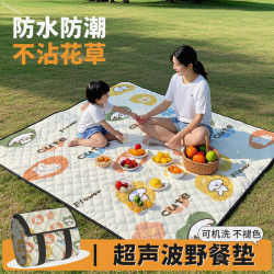 加厚野餐墊防潮墊戶外地墊可攜式戶外露營野炊防水春遊帳篷草坪坐墊