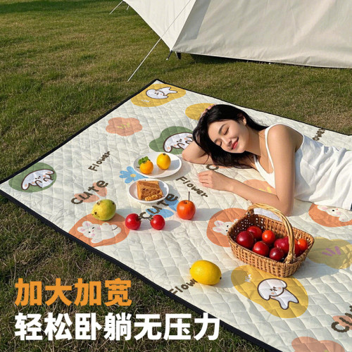 加厚野餐墊防潮墊戶外地墊可攜式戶外露營野炊防水春遊帳篷草坪坐墊