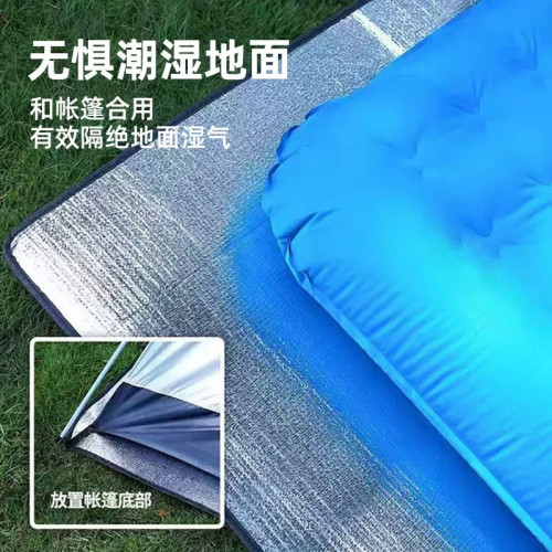 露營鋁膜野餐墊防潮墊加厚戶外可攜式防水睡墊布帳篷家用野炊地墊子