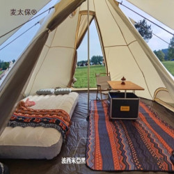 原單波西米亞野餐墊露營帳篷防水防潮野炊墊民族風草坪麥太保