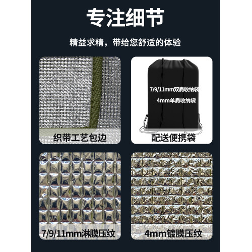 防潮墊戶外露營加厚帳篷用睡墊家用打地鋪床上用野餐隔潮墊子地墊
