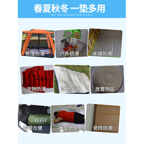 防潮墊戶外露營加厚帳篷用睡墊家用打地鋪床上用野餐隔潮墊子地墊
