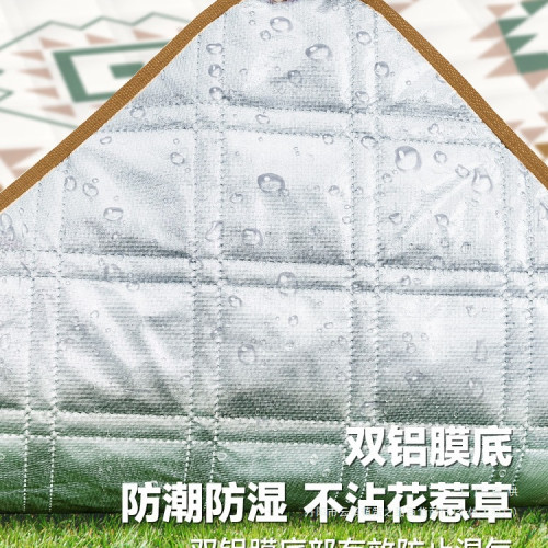 野餐墊防潮墊加厚露營地墊帳篷內墊可攜式草坪沙灘春遊墊子戶外地墊