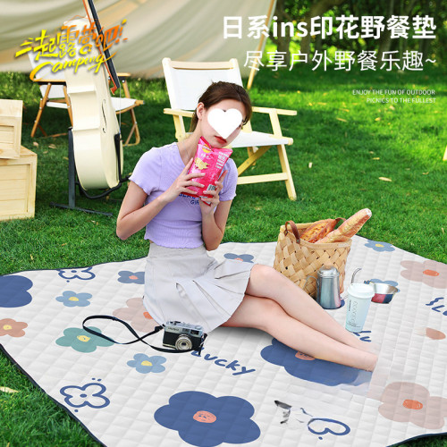 新款野餐墊戶外沙灘露營墊露營野餐坐墊公園春遊防潮墊防水野餐墊